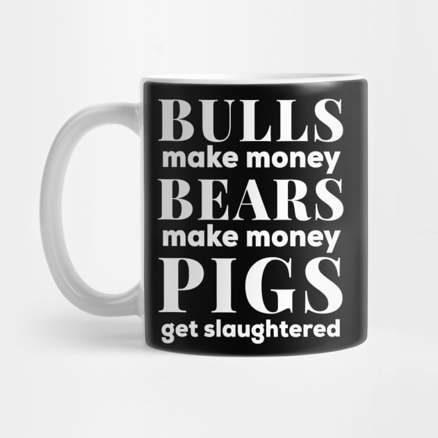 Bulls and Bears Make Money Stock Market by AstroGearStore